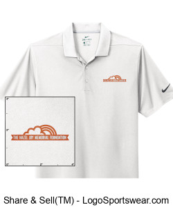 Nike Golf Polo - White Design Zoom